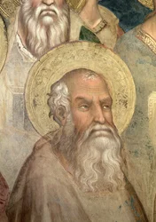 Maesta: St. John the Evangelist, 1315 (detail)